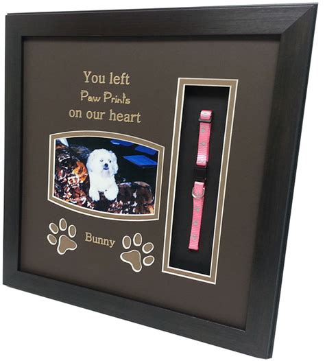 metal dog memorial box|shadow box for pet memorial.